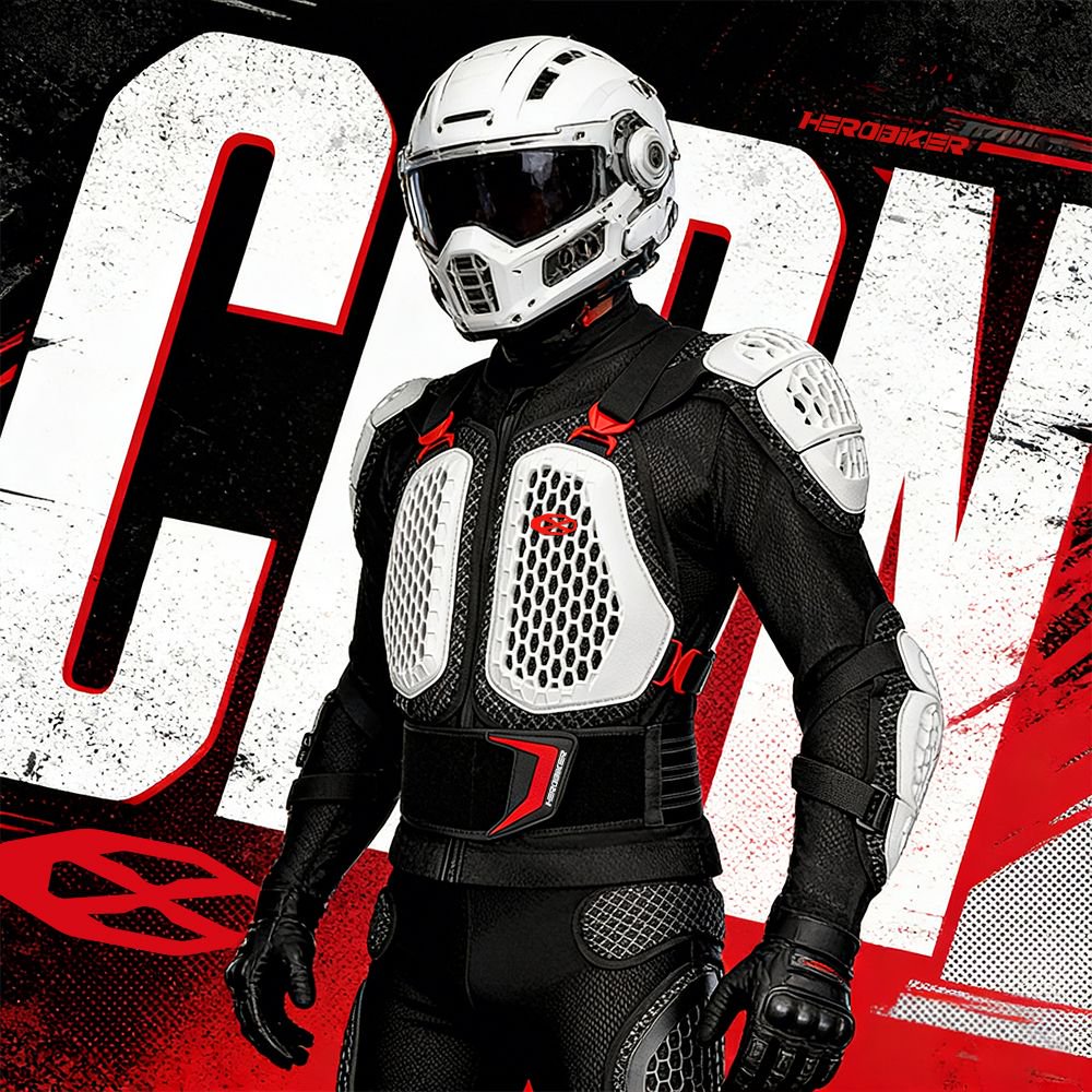 Motorcycle Gear Protection - Motorcycle Jacket Men's Biker Jacke Armor