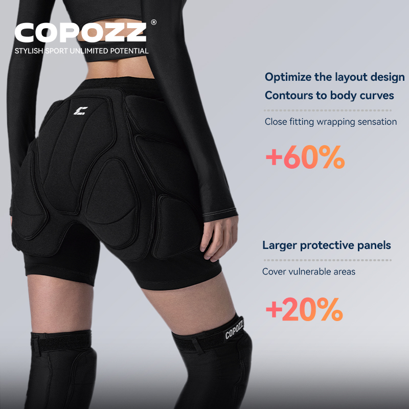 COPOZZ Upgraded Ski Knee Pads  - Motorcycle Gear Protection review and price